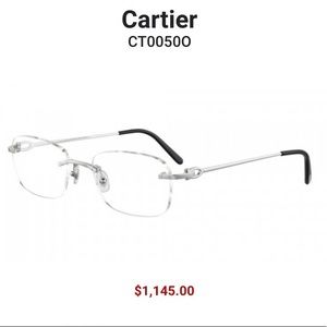 Cartier
CARTIER CT0050O 002 SILVER RIMLESS GLASSES
SILVER SILVER TRANSPARENT